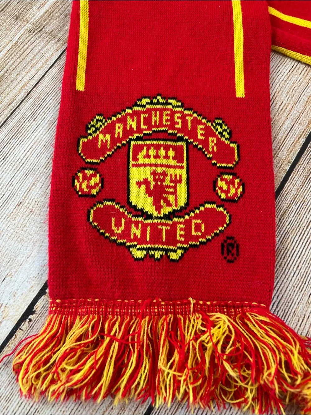 Manchester United Fan Official Merch Scarf Lightweight Soccer Banner